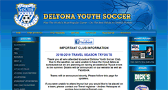 Desktop Screenshot of deltonayouthsoccerclub.com